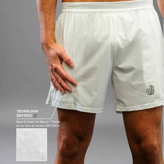 Men's Drybreak White Shorts (Right) - Padelspeed - UK padel and racket sports shop ()