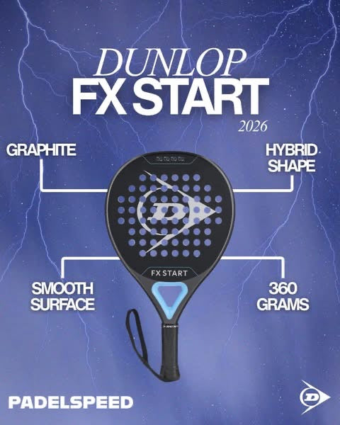 Padel Racket Dunlop FX Start (2026) - Padelspeed - UK padel and racket sports shop (Sports and outdoors, Paddle tennis)