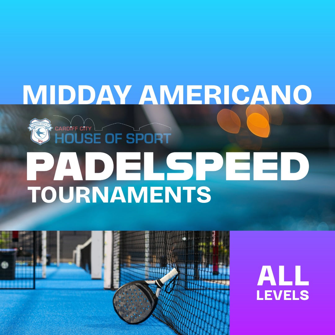 Tuesday Midday Americano at House of Sport, Cardiff (Improver-Intermediate) - Padelspeed - UK padel and racket sports shop ()