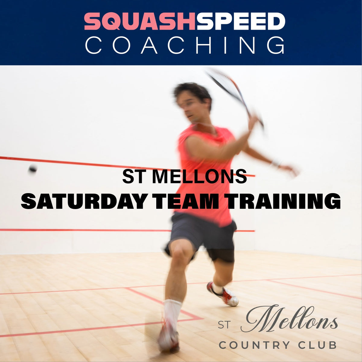 Squashspeed Coaching: Saturday Team Training, 9-10am (St Mellons) - Padelspeed - UK padel and racket sports shop (Sports & Outdoors)