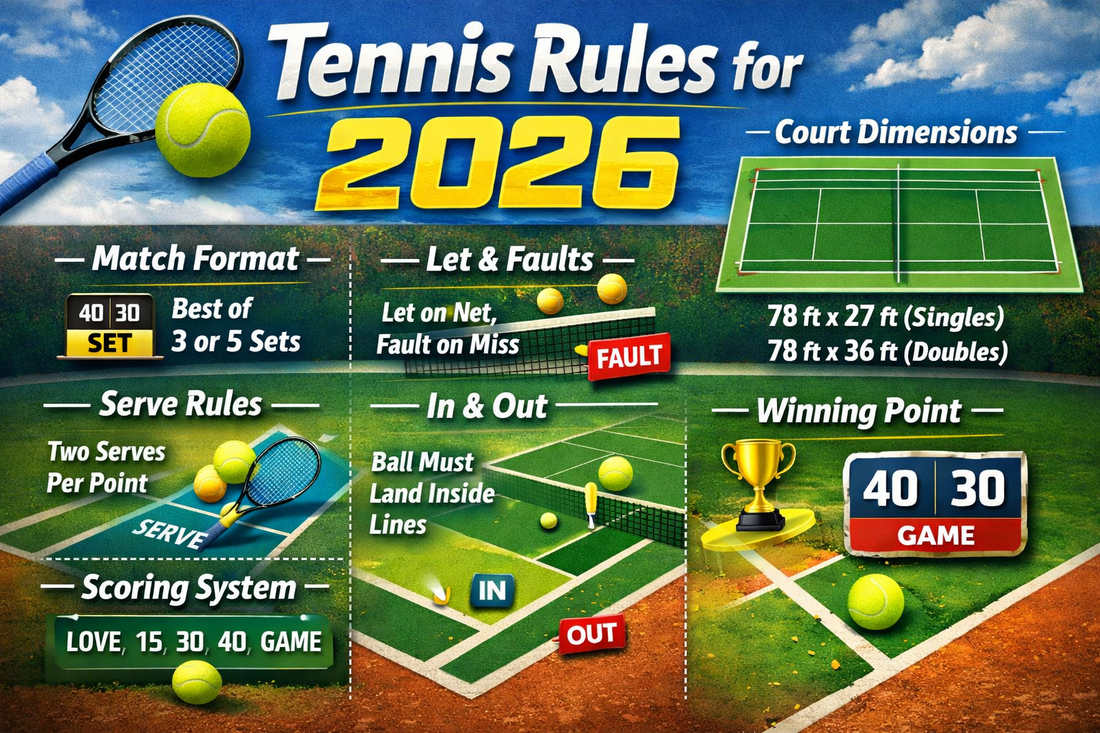 How to play Tennis and Tennis Rules for 2026