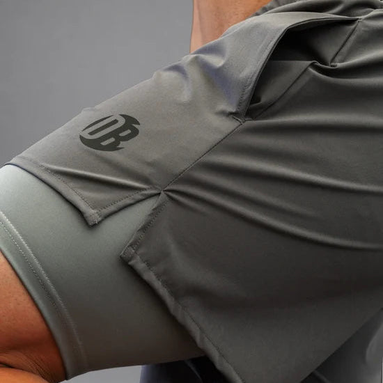 Men's Drybreak Advanced Stone Shorts (Right) - Padelspeed - UK padel and racket sports shop ()