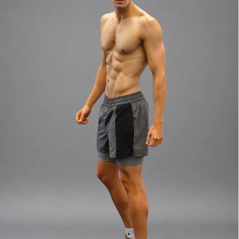 Men's Drybreak Advanced Stone Shorts (Left) - Padelspeed - UK padel and racket sports shop ()