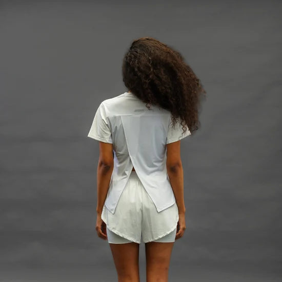 Women's Drybreak Classic White T-Shirt - Padelspeed - UK padel and racket sports shop ()