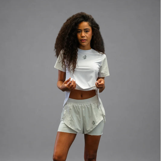 Women's Drybreak White Shorts - Padelspeed - UK padel and racket sports shop ()
