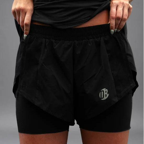 Women's Drybreak Black Shorts - Padelspeed - UK padel and racket sports shop ()