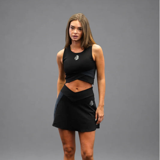 Women's Drybreak Classic Black Top - Padelspeed - UK padel and racket sports shop ()