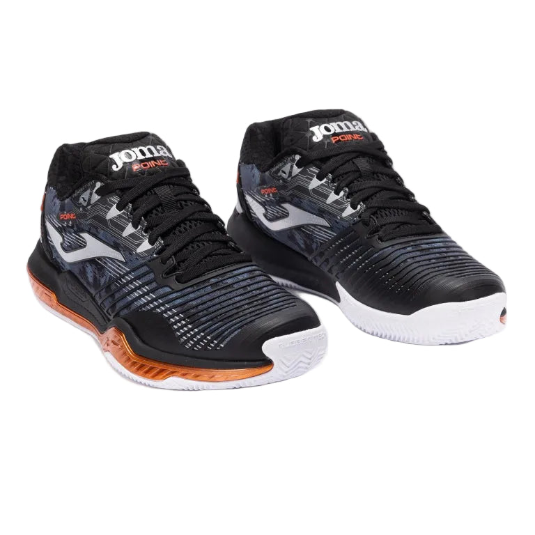 Men's Joma Point Tennis Shoes (Black) - Padelspeed - UK padel and racket sports shop (Shoes and accessories, Shoes)