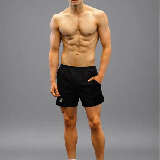 Men's Drybreak Black Shorts (Left) - Padelspeed - UK padel and racket sports shop ()