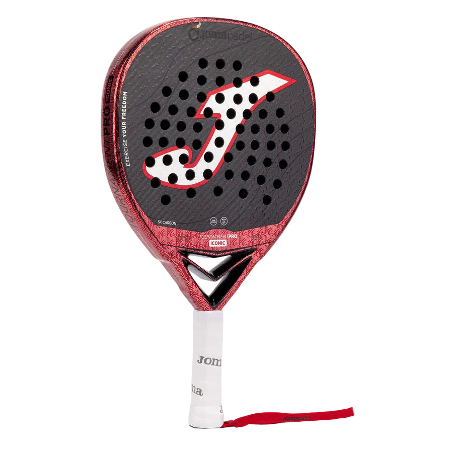 Pala de Pádel Joma Tournament Pro Iconic (Negro/Rojo)
