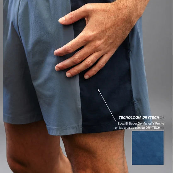 Men's Drybreak Blue Shorts (Left) - Padelspeed - UK padel and racket sports shop ()