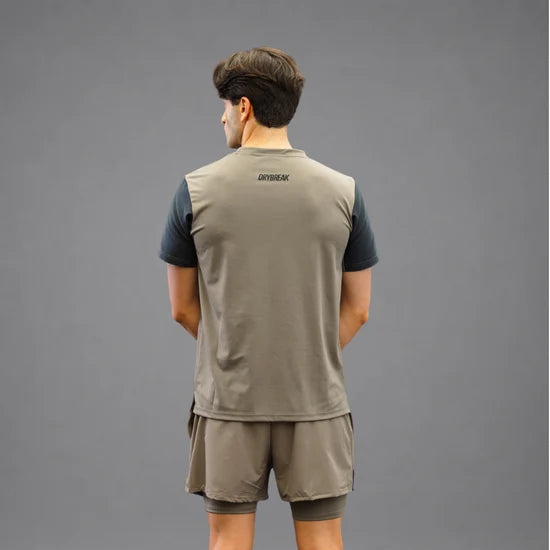 Men's Drybreak Advanced Coffee T-Shirt - Padelspeed - UK padel and racket sports shop ()