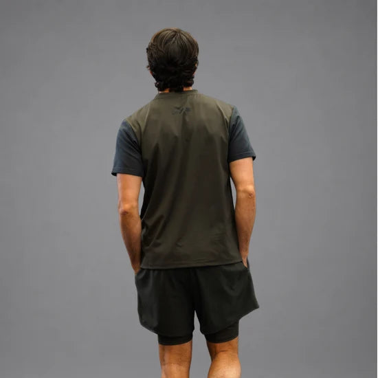 Men's Drybreak Advanced Olive T-Shirt - Padelspeed - UK padel and racket sports shop ()