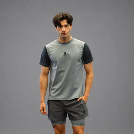 Men's Drybreak Advanced Stone T-Shirt - Padelspeed - UK padel and racket sports shop ()