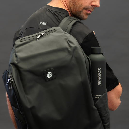 Drybreak Performance Sports Backpack (Black) - Padelspeed - UK padel and racket sports shop ()