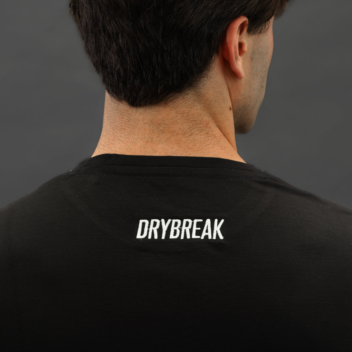 Men's Drybreak Classic Black T-Shirt - Padelspeed - UK padel and racket sports shop ()