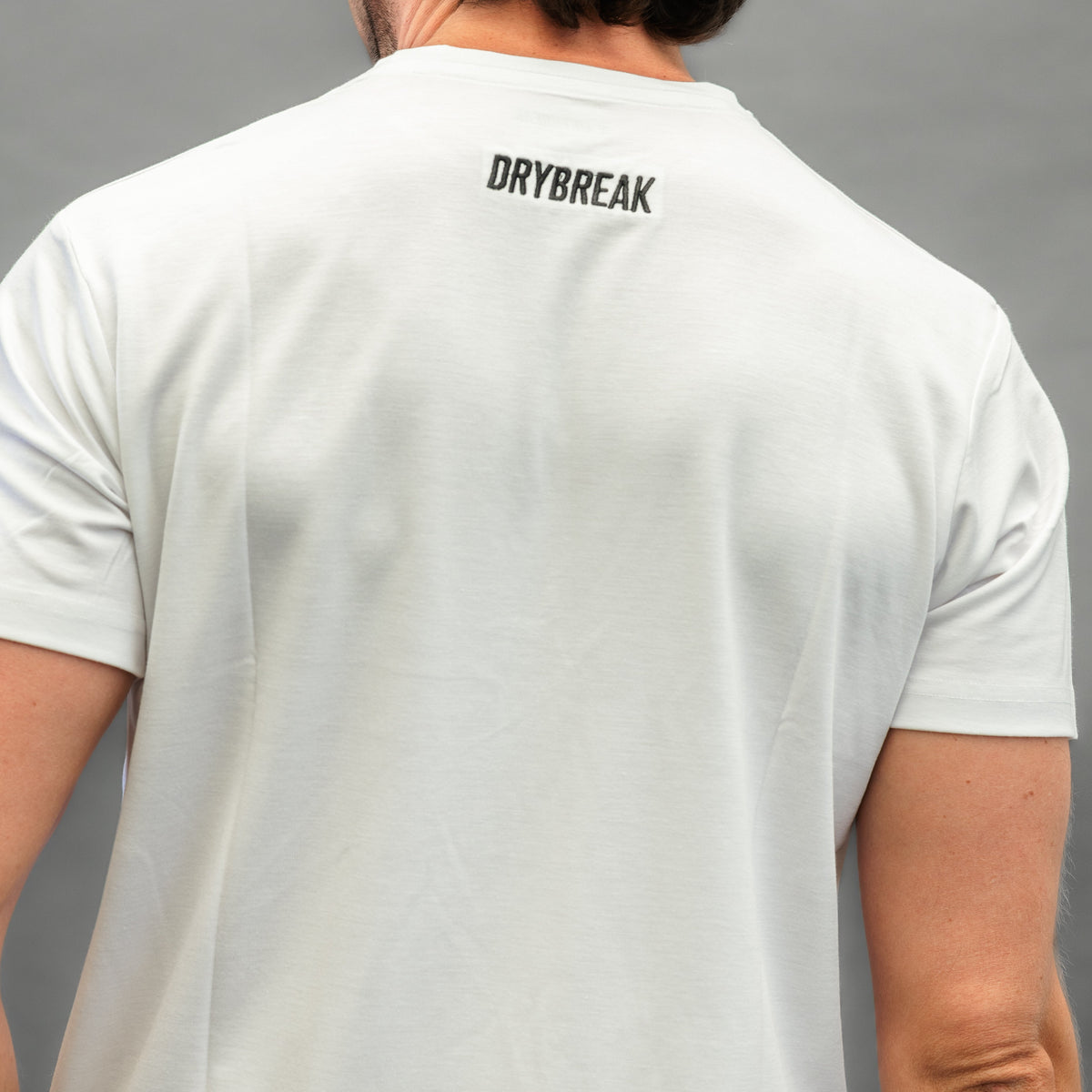 Men's Drybreak Classic White T-Shirt - Padelspeed - UK padel and racket sports shop ()