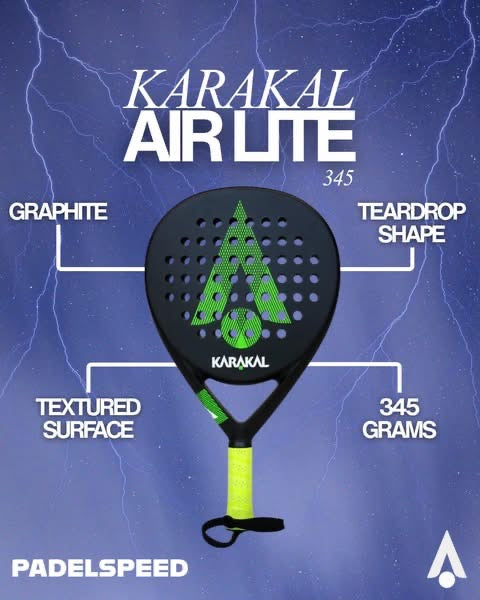 Padel Racket Karakal Air Lite 345 (Green)