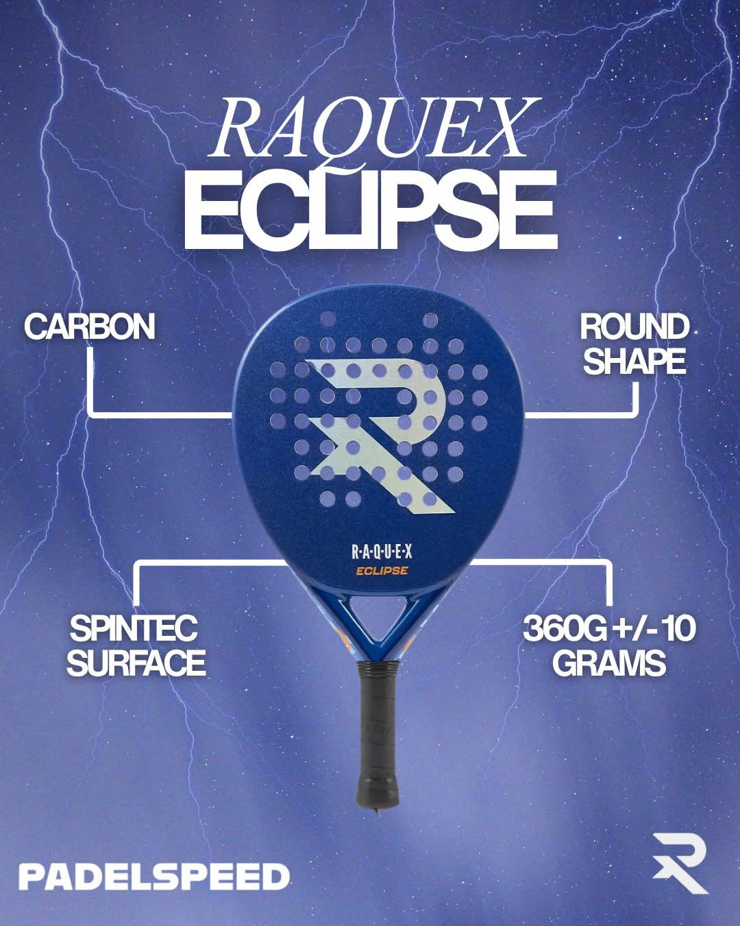 Padel Racket Raquex Eclipse - Padelspeed - UK padel and racket sports shop (Sports and outdoors, Paddle tennis)