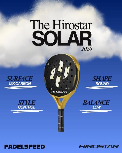 Padel Racket Hirostar Solar (2026)