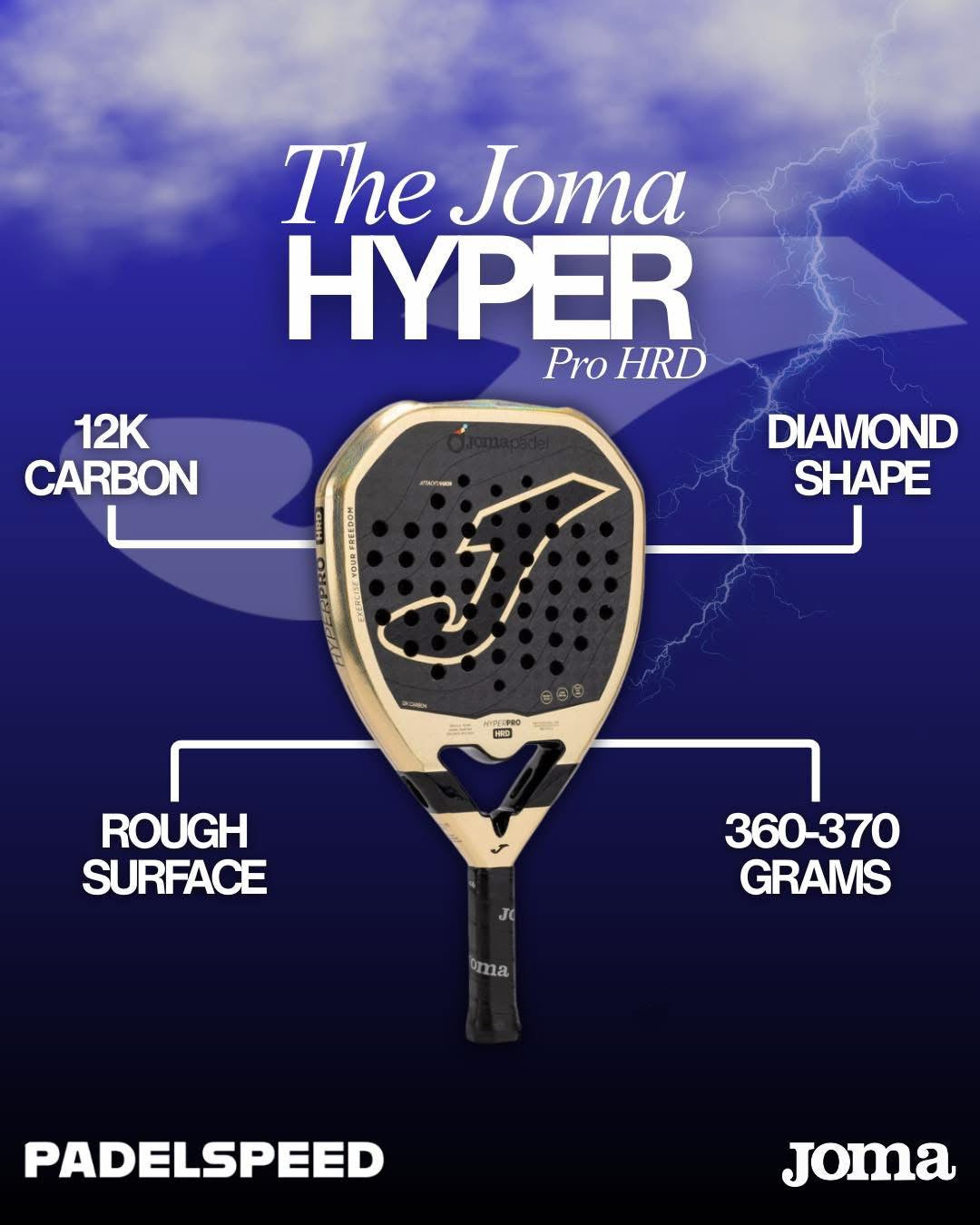 Padel Racket Joma Hyper Pro HRD (2026)