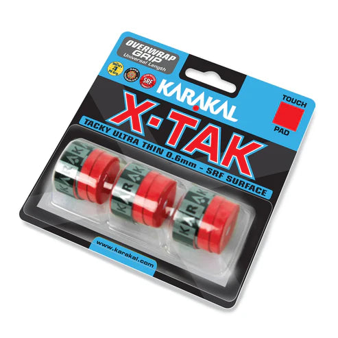 Karakal X-TAK Overwrap Grip (3 Pack)