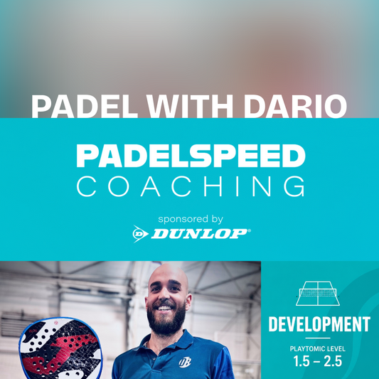 Padelspeed Coaching: Mejora del pádel con Darío, viernes de 13:30 a 14:30 h (Cardiff)