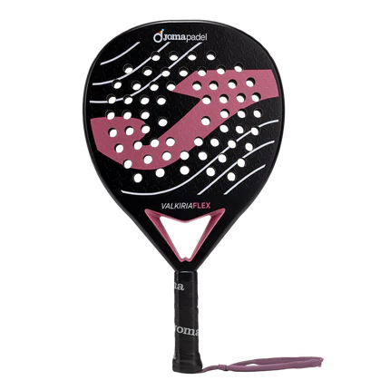 Padel Racket Joma Valkiria Flex Black/Pink (2026) - Padelspeed - UK padel and racket sports shop (Sports and outdoors, Paddle tennis)