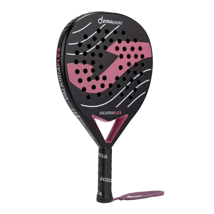 Padel Racket Joma Valkiria Flex Black/Pink (2026) - Padelspeed - UK padel and racket sports shop (Sports and outdoors, Paddle tennis)