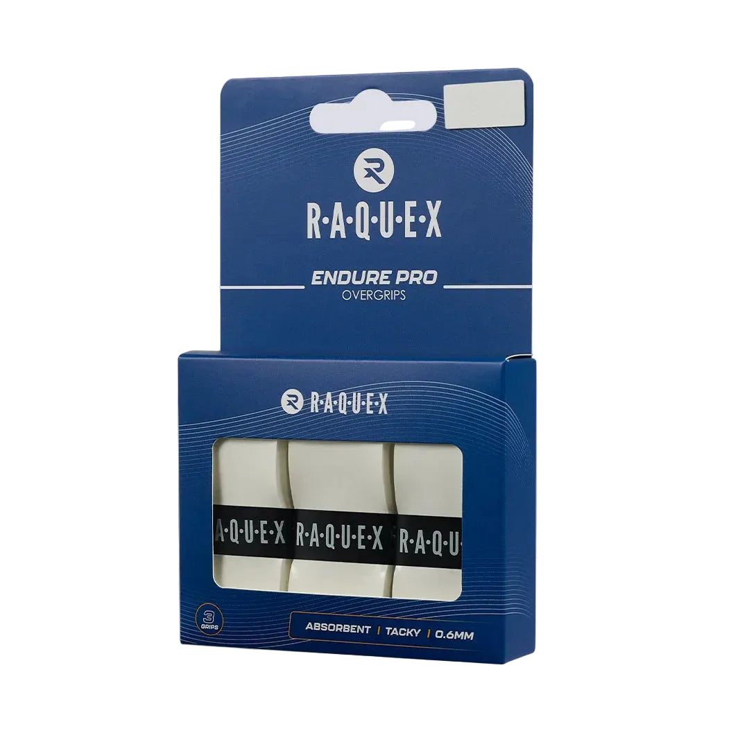 Racket Overgrips Raquex Endure Pro (Pack of 3) - Padelspeed - UK padel and racket sports shop (Sports and outdoors, Paddle tennis)