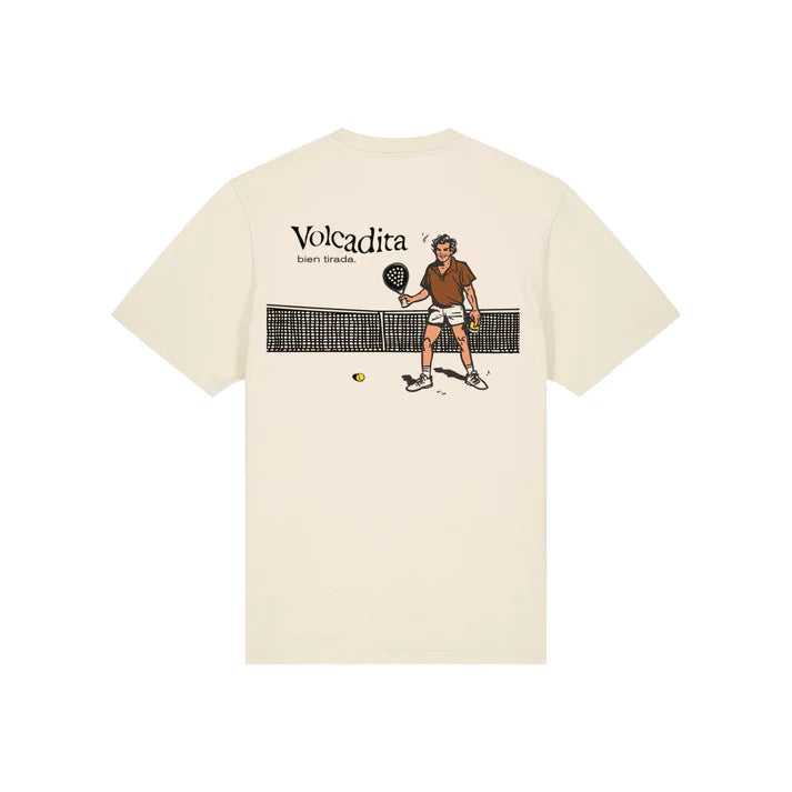 Unisex Premium Cotton T-Shirt Volcadita 'Bien Tirada' - Padelspeed - UK padel and racket sports shop (Sports and outdoors, Sports clothing)