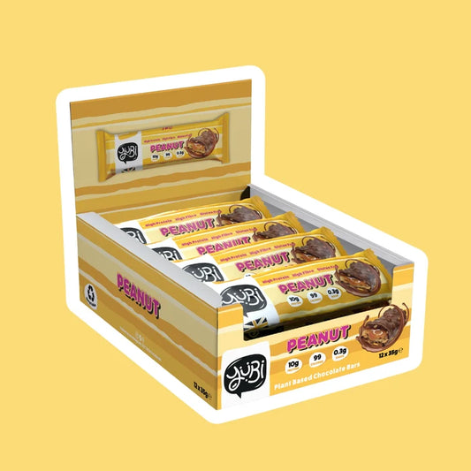 Box of 12 Protein Bar YuBi (Peanut) - Padelspeed - UK padel and racket sports shop ()