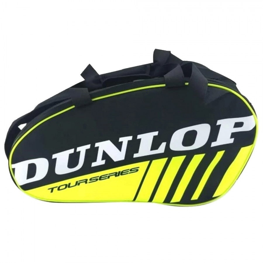 Racket Bag Dunlop Paletero Intro Padel (Black/Yellow) - Padelspeed - UK padel and racket sports shop (Sports & Outdoors)