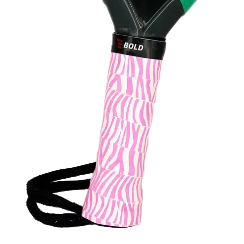 Cinta de Padel Cebra Rosa Intenso (Paquete de 3)