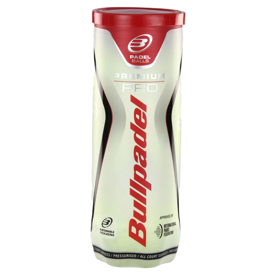 Padel Balls Bullpadel Premium Pro - Padelspeed - UK padel and racket sports shop (Sports and outdoors, Paddle tennis)