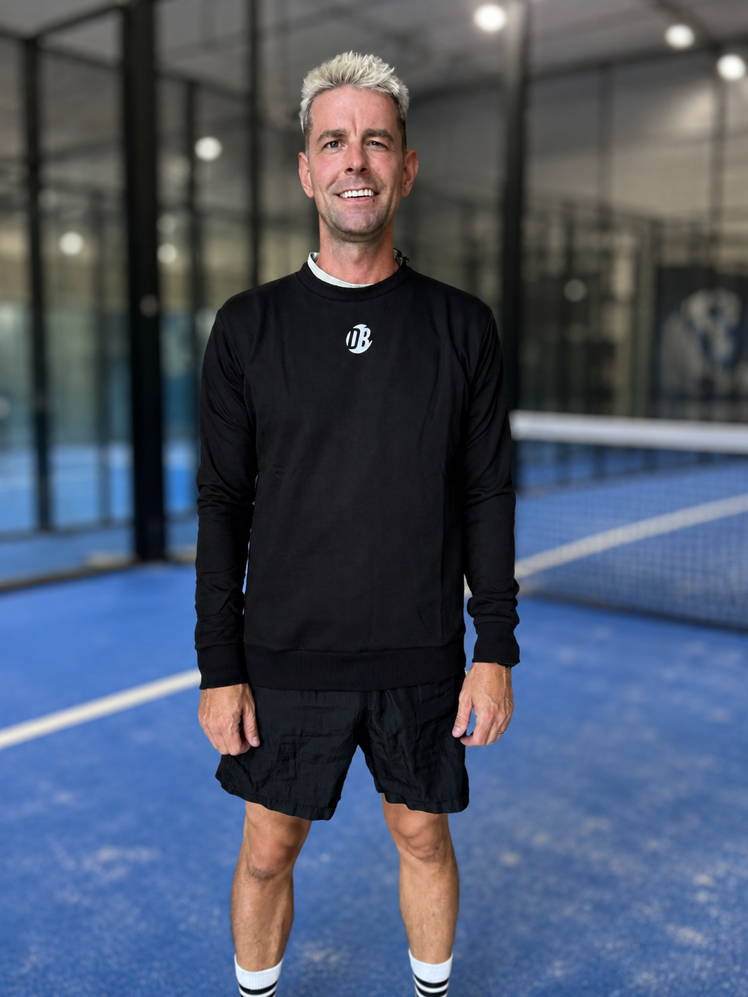 Men's Drybreak Sweatshirt (Black) - Padelspeed - UK padel and racket sports shop (Sports and outdoors, Sports clothing)
