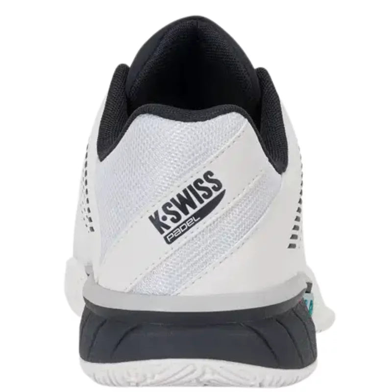 Men's Padel Shoes K-Swiss Express Light 3 (White/Carbon/Baltic) - Padelspeed - UK padel and racket sports shop (Shoes and accessories, Shoes)