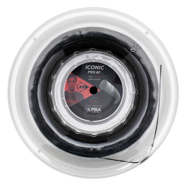 Dunlop Iconic Pro AF 1.22mm Squash String (200m) Reel - Padelspeed - UK padel and racket sports shop ()