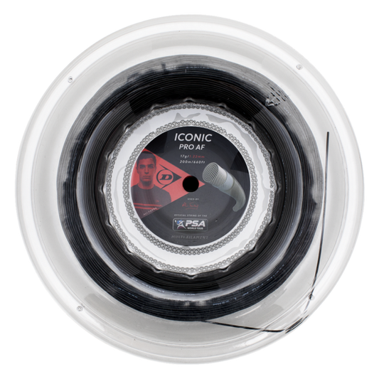 Dunlop Iconic Pro AF 1.22mm Squash String (200m) Reel - Padelspeed - UK padel and racket sports shop ()