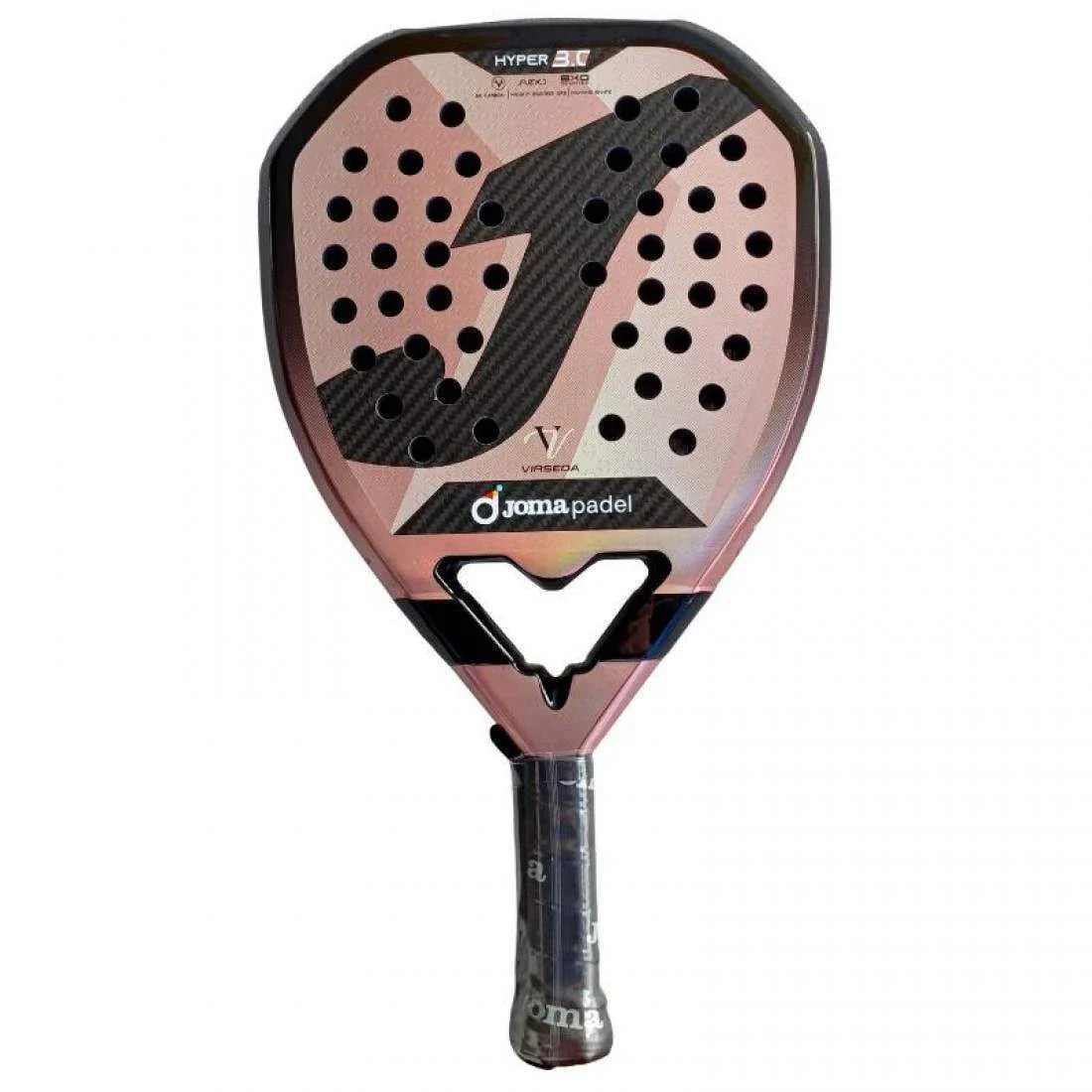 Padel Racket Joma Vero Virseda Hyper 3.0 (Pink) - Padelspeed - UK padel and racket sports shop (Sports and outdoors, Paddle tennis)