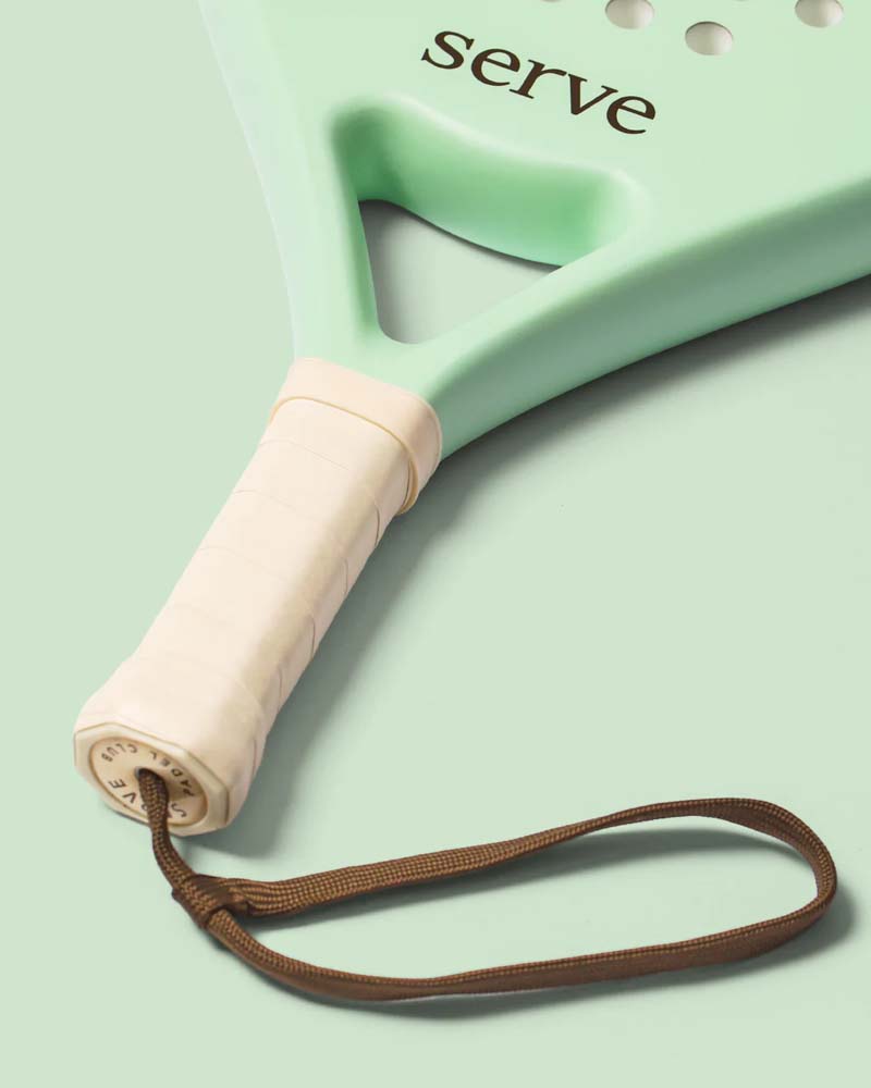 Padel Racket Serve Pastel Green