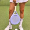 Padel Racket Serve Pastel Purple