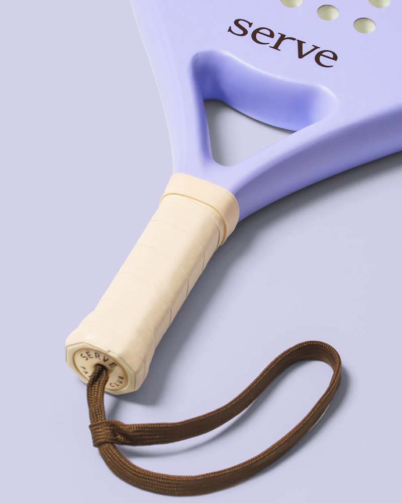 Padel Racket Serve Pastel Purple