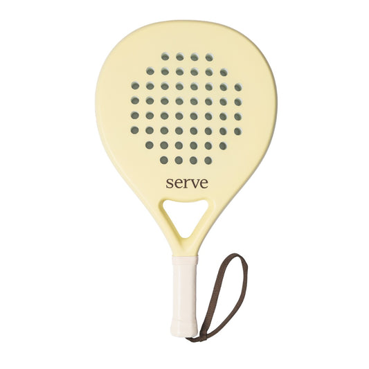 Padel Racket Serve Pastel Yellow