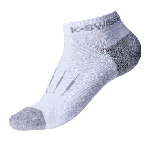 Sport Socks K-Swiss Women's White (3-Pack) - Padelspeed - UK padel and racket sports shop (Sports and outdoors, Sports clothing)