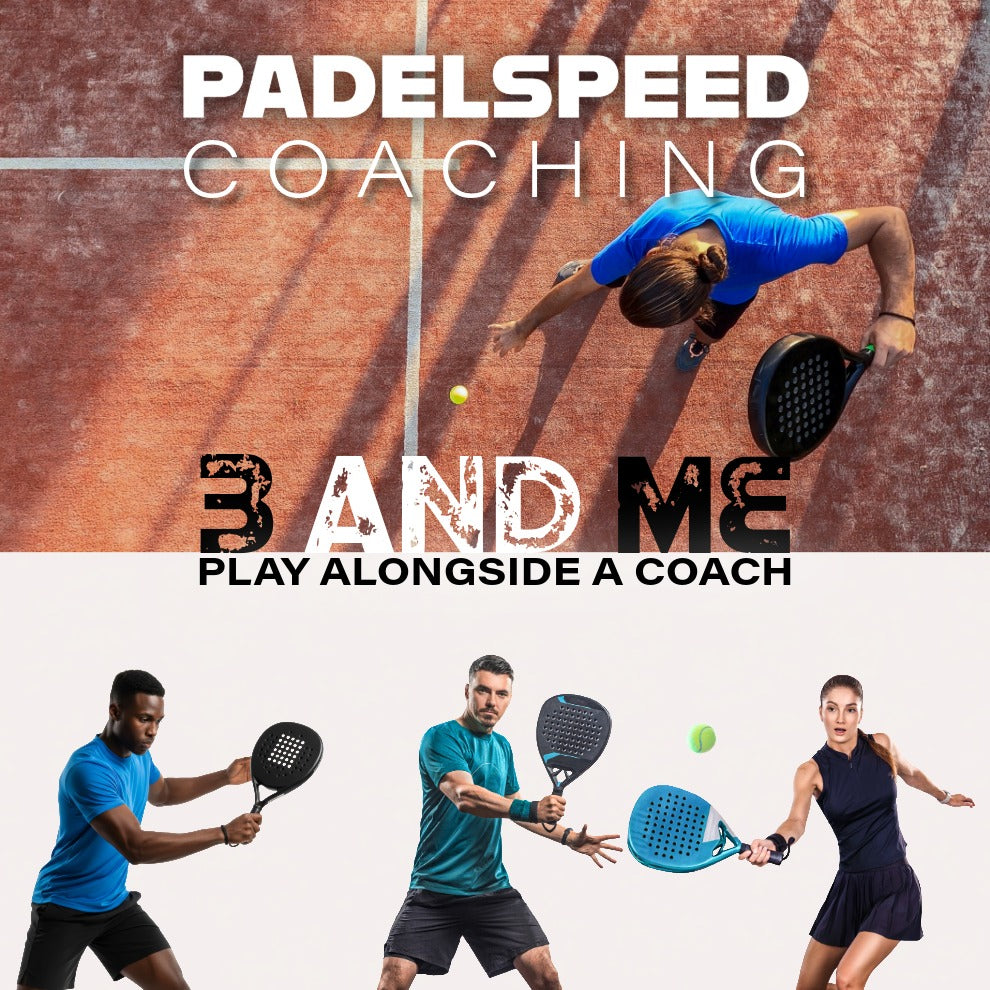 Padelspeed Coaching: '3 and Me' Coached Matchplay, Wednesdays 6-7pm (Cardiff)