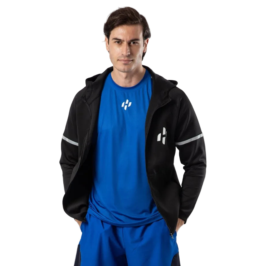 Men's Hirostar Training Jacket (Black) - Padelspeed - UK padel and racket sports shop (Sports and outdoors, Sports clothing)