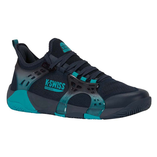 Men's Padel Shoes K-Swiss K-Frame (Carbon/Baltic) - Padelspeed - UK padel and racket sports shop (Shoes and accessories, Shoes)